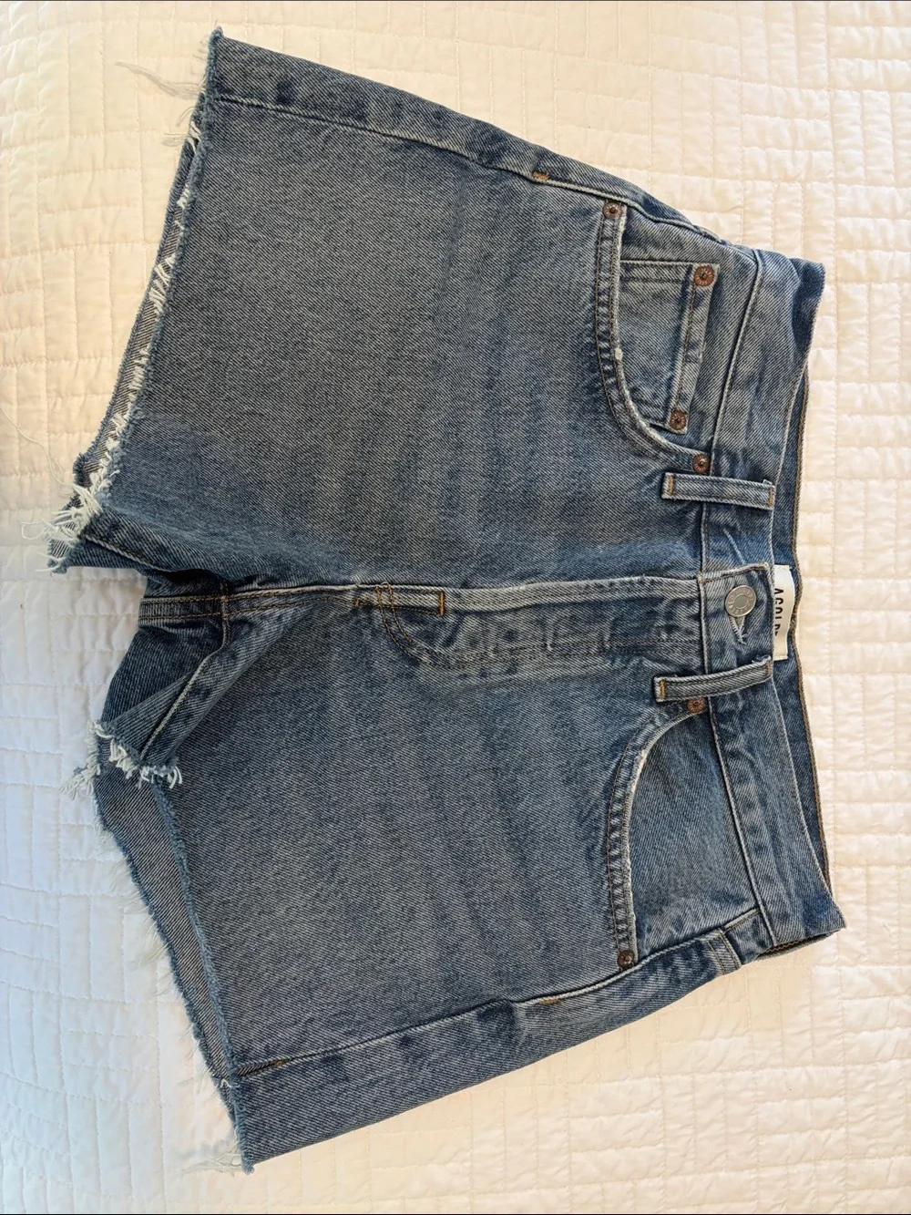 AGOLDE PARKER DENIM SHORTS